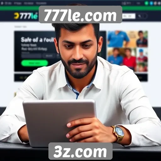 Experiência do usuário no site 777le.com